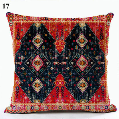 Ethnic Boho Mandala Print Throw Pillow Case Sofa Cushion Cover Home Decor