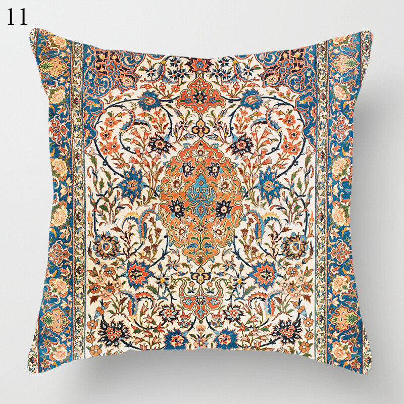 Ethnic Boho Mandala Print Throw Pillow Case Sofa Cushion Cover Home Decor