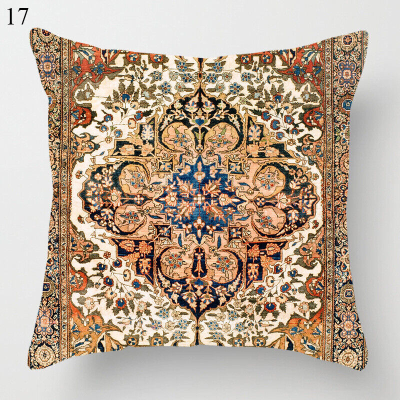 Ethnic Boho Mandala Print Throw Pillow Case Sofa Cushion Cover Home Decor