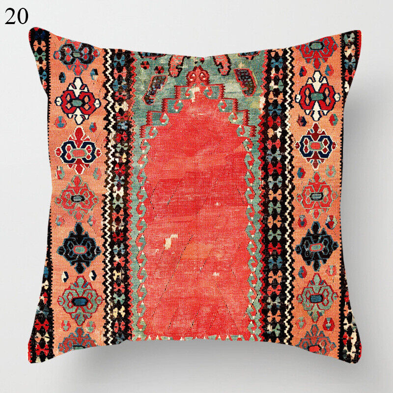 Ethnic Boho Mandala Print Throw Pillow Case Sofa Cushion Cover Home Decor