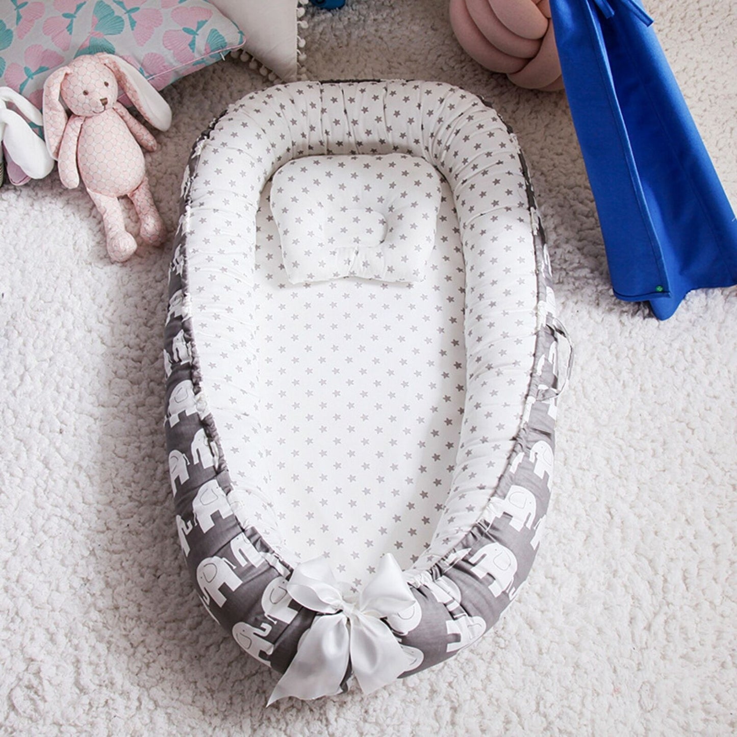 Head & Body Support Cushion FOR Newborn Babies to PLAY, REST & SLEEP