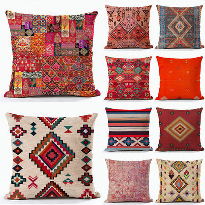 Ethnic Boho Mandala Print Throw Pillow Case Sofa Cushion Cover Home Decor