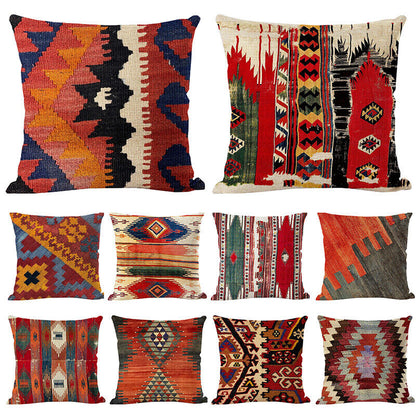 Ethnic Boho Mandala Print Throw Pillow Case Sofa Cushion Cover Home Decor