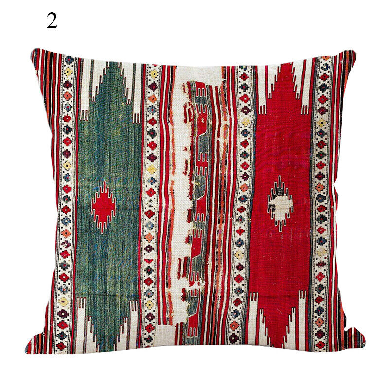 Ethnic Boho Mandala Print Throw Pillow Case Sofa Cushion Cover Home Decor