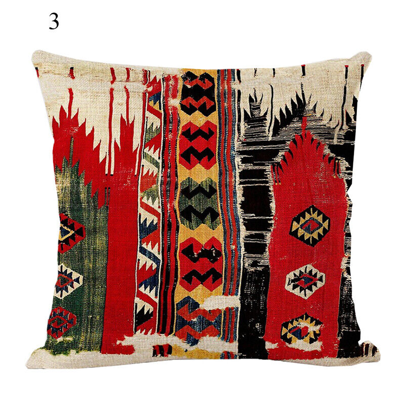 Ethnic Boho Mandala Print Throw Pillow Case Sofa Cushion Cover Home Decor