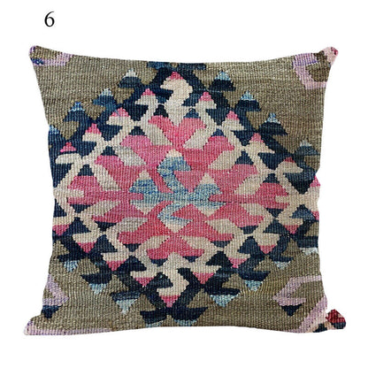 Ethnic Boho Mandala Print Throw Pillow Case Sofa Cushion Cover Home Decor