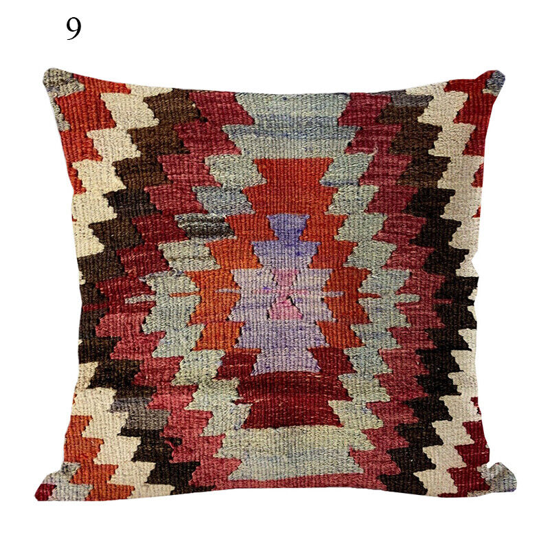 Ethnic Boho Mandala Print Throw Pillow Case Sofa Cushion Cover Home Decor