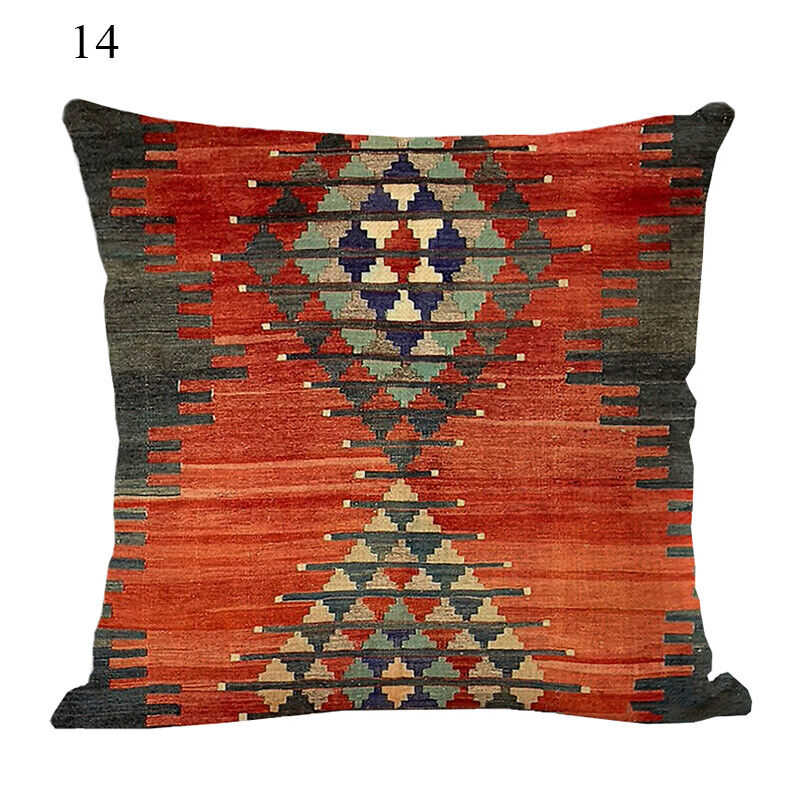 Ethnic Boho Mandala Print Throw Pillow Case Sofa Cushion Cover Home Decor